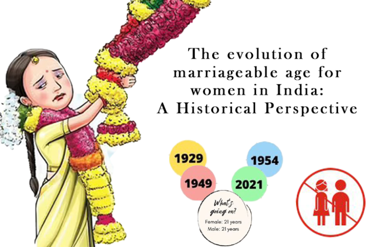 The Evolution Of Marriageable Age For Women In India A Historical   Marriage Age 768x501 