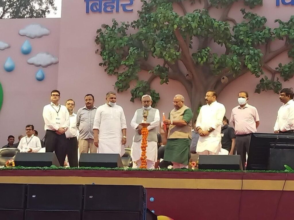 CM Nitish Kumar and other ministers at inauguration