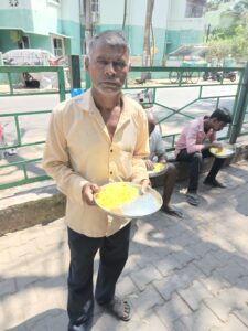 Doraisawmy, the auto driver who is one of the beneficiary