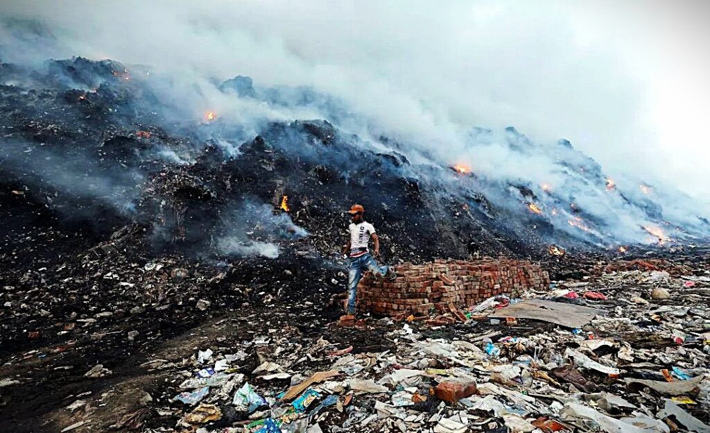 Bhalswa landfill